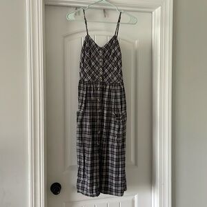 Summer plaid dress